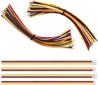 Lyeteung JST ZH 4-Pin Csatlakozó Készlet - 15 Pár Mini Mikro Dugó és Aljzat 150mm 26AWG Kábellel - Elektronikai Projektek, RC Modellek 1
