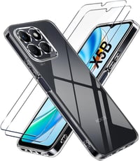 LYJERRY Honor X5B / X5B Plus védőtok + 2x üvegfólia szilikon ütésálló tok - Honor X5B-Clear 1
