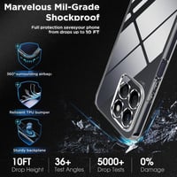 LYJERRY Honor X5B / X5B Plus védőtok + 2x üvegfólia szilikon ütésálló tok - Honor X5B-Clear 5