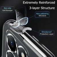 LYJERRY Honor X5B / X5B Plus védőtok + 2x üvegfólia szilikon ütésálló tok - Honor X5B-Clear 7