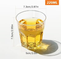 LYLIDIA 40 db Újrafelhasználható Műanyag Pohár 220 ml Parti Pohár Whisky Koktél 2