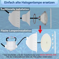 LyLmLe 35W RGB LED medence lámpa PAR56, IP68 vízálló, 2 db, távirányítóval 4