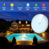LyLmLe PAR56 LED Medence Világítás 35W - Ultra Lapos Víz Alatti Lámpa, 3500lm, 6000K, IP68 Vízálló, 12V, 140° Szórási Szög 2