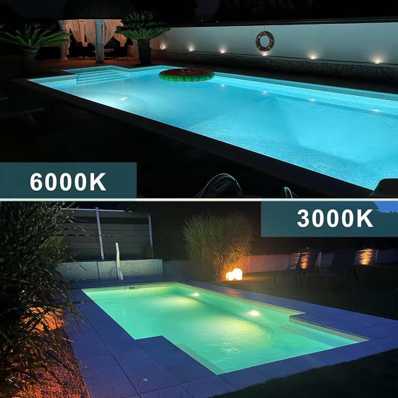 LyLmLe PAR56 LED Medence Világítás 35W - Ultra Lapos Víz Alatti Lámpa, 3500lm, 6000K, IP68 Vízálló, 12V, 140° Szórási Szög