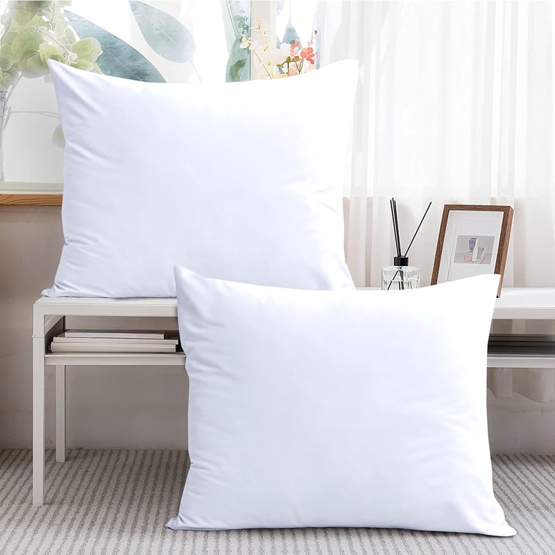 LYMA Párnahuzat 80x80 cm 2 db Oeko-Tex Certified Puha Fehér - 80 x 80 cm, White