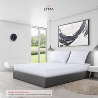 LYMA Párnahuzat 80x80 cm 2 db Oeko-Tex Certified Puha Fehér - 80 x 80 cm, White 5