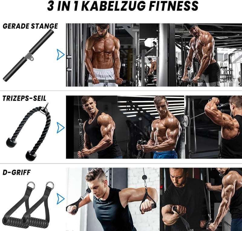 Lyndwin Kábel Húzó Fitness Gép Lat Pull Tricepsz Edzéshez Otthoni Edzőterem