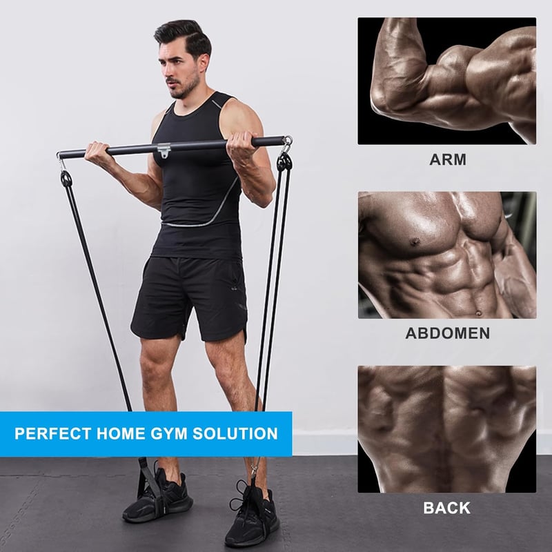 Lyndwin Lat Pull Bar Biceps Húzódzkodó Rúd Erőedzés Fitness Otthoni Edzés - 39"