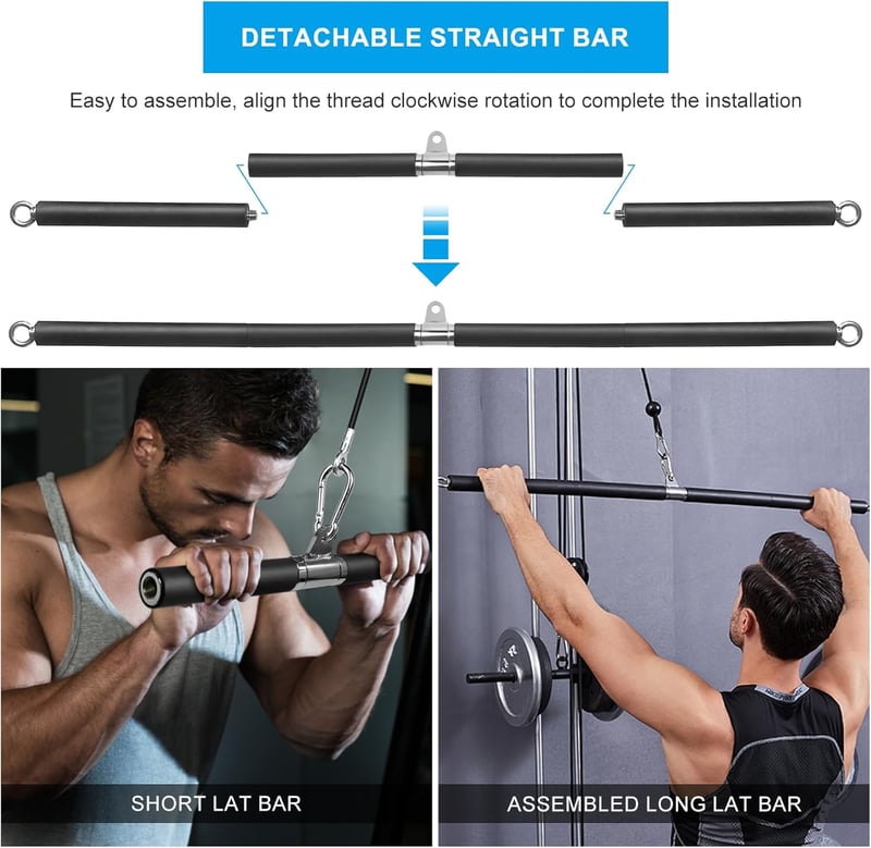 Lyndwin Lat Pull Bar Biceps Húzódzkodó Rúd Erőedzés Fitness Otthoni Edzés - 39"