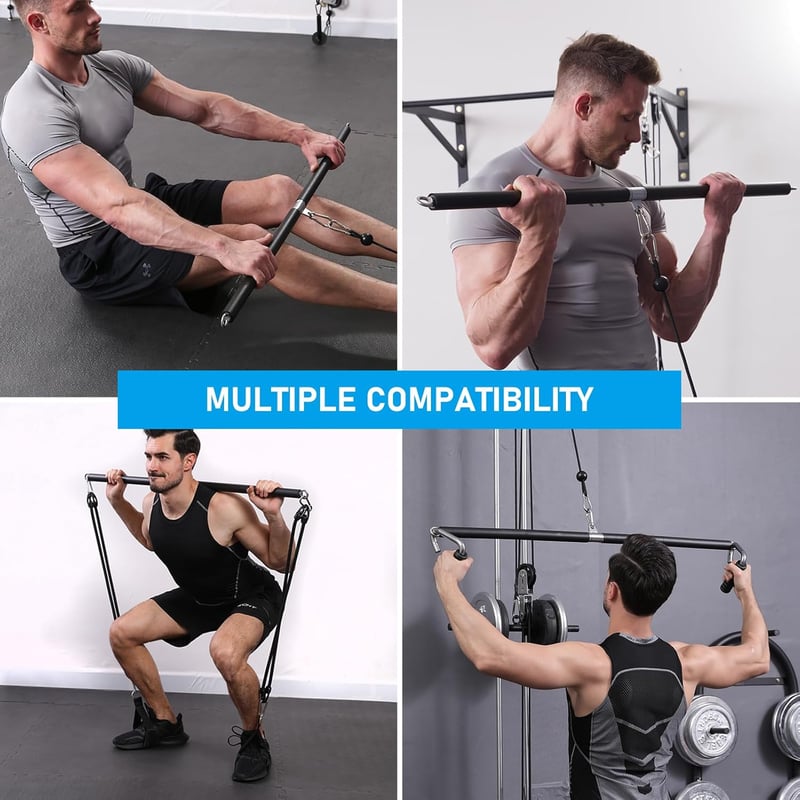 Lyndwin Lat Pull Bar Biceps Húzódzkodó Rúd Erőedzés Fitness Otthoni Edzés - 39"