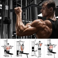 Lyndwin LAT Pulldown Bar kábeles edzőgép-kiegészítő, fekete 6