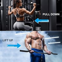 Lyndwin LAT Pulldown Bar kábeles edzőgép-kiegészítő, fekete 3