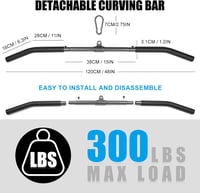 Lyndwin Lat Pull Bar Biceps Húzódzkodó Rúd Otthoni Edzéshez Crossfit Erőedzés 3