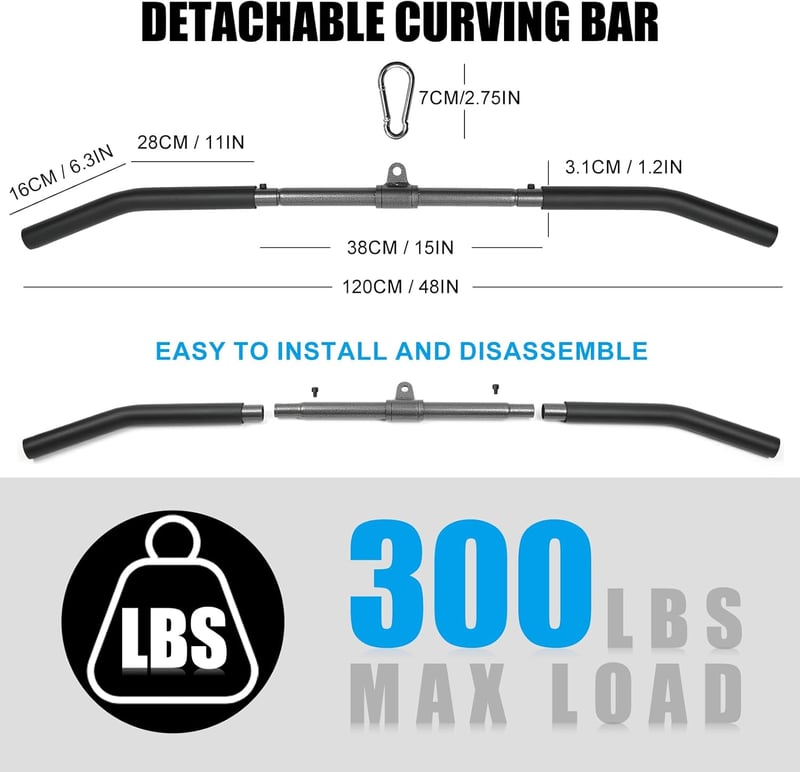 Lyndwin Lat Pull Bar Biceps Húzódzkodó Rúd Otthoni Edzéshez Crossfit Erőedzés