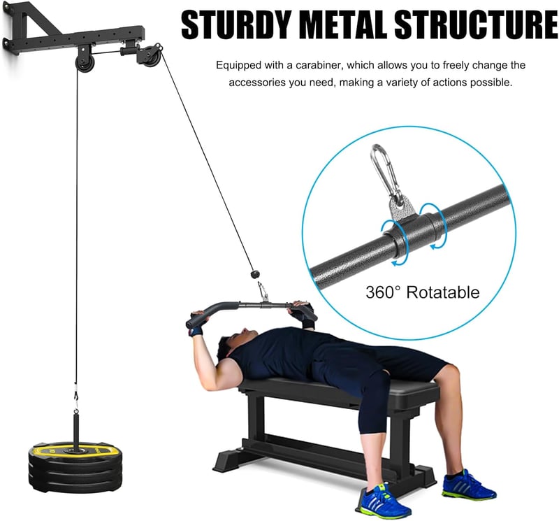 Lyndwin Lat Pull Bar Biceps Húzódzkodó Rúd Otthoni Edzéshez Crossfit Erőedzés