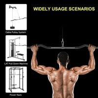 Lyndwin LAT Pulldown Bar kábeles edzőgép-kiegészítő, fekete 7