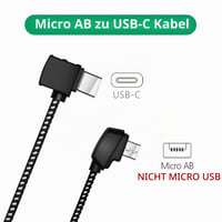LYONGTECH Micro USB-C kábel 9,3 cm pre diaľkový ovládač Mavic Mini, Mini SE, Mavic 2 Pro, Zoom, Mavic Air, Mavic Pro – OTG kábel pre pripojenie telefónu k dronu 3