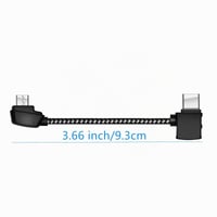 LYONGTECH Micro USB-C kábel 9,3 cm pre diaľkový ovládač Mavic Mini, Mini SE, Mavic 2 Pro, Zoom, Mavic Air, Mavic Pro – OTG kábel pre pripojenie telefónu k dronu 6