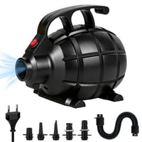 Pompă de aer electrică LYPPUL 600W, cu 5 duze, pompă pentru saltele gonflabile, pentru saltele Airtrack, colace, bărci, paturi cu apă, pompă electrică portabilă 1