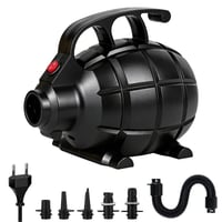 Pompă de aer electrică LYPPUL 600W, cu 5 duze, pompă pentru saltele gonflabile, pentru saltele Airtrack, colace, bărci, paturi cu apă, pompă electrică portabilă 8