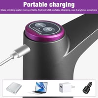 LYPPUL Elektromos Vízpumpa USB Töltéssel - 5 Gallon Automata Ivóvíz Diszpenzser 5