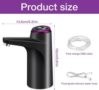 LYPPUL Elektromos Vízpumpa USB Töltéssel - 5 Gallon Automata Ivóvíz Diszpenzser 2