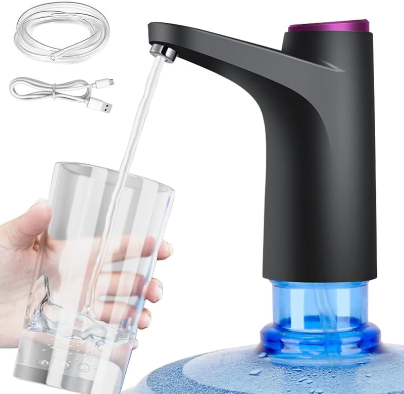 LYPPUL Elektromos Vízpumpa USB Töltéssel - 5 Gallon Automata Ivóvíz Diszpenzser