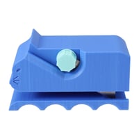 Cutter pentru carton în formă de pisică imprimat 3D Lyreh pentru plăci de zgâriat cu lamă, albastru 1