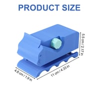 Cutter pentru carton în formă de pisică imprimat 3D Lyreh pentru plăci de zgâriat cu lamă, albastru 2