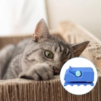 Cutter pentru carton în formă de pisică imprimat 3D Lyreh pentru plăci de zgâriat cu lamă, albastru 6