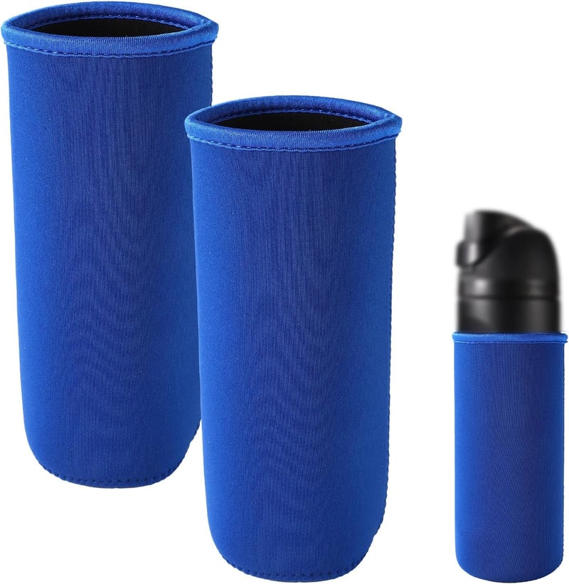 Lyreh kék neopren palacktakaró hüvely FreeSip műanyag 25 oz termoszpalackhoz, mosható védőborítás hőmegtartás és sérülés ellen