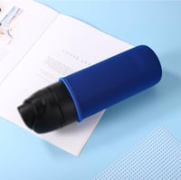 Lyreh kék neopren palacktakaró hüvely FreeSip műanyag 25 oz termoszpalackhoz, mosható védőborítás hőmegtartás és sérülés ellen 3