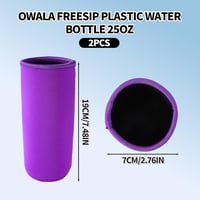 Husă din neopren Lyreh Lila pentru sticlă de apă FreeSip de 25 oz, protecție termoizolantă lavabilă pentru sticlă 2