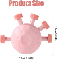 Lyreh Pink szilikon ujjfogó erősítő, ujjtornáztató gumis expander, kézerő fejlesztő zenészeknek, faipari munkásoknak, mászóknak 2