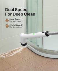 LyriFine 7 az 1-ben elektromos tisztítókefe hosszú nyéllel, 2 sebességgel - White 4
