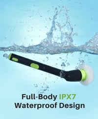 LyriFine elektromos tisztítókefe IPX7 vízálló hosszú nyéllel 2 sebességgel 3