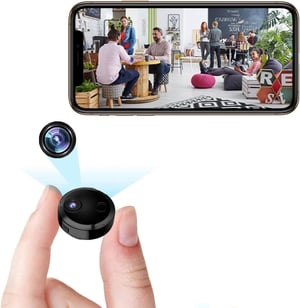 LySuyeo Mini Kamera 1080P WiFi Éjjellátó Mozgásérzékelő Mágneses Tartó