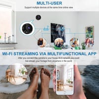 LySuyeo Mini WiFi Kamera 1080P Éjjellátó Mozgásérzékelő Akkumulátoros 2
