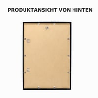 LYYYYX Crni aluminijski okvir za slike 40x60 cm, s nereflektirajućim akrilnim staklom, za portretno i pejzažno postavljanje, za fotografije, postere, puzzle, 1 kom. 2