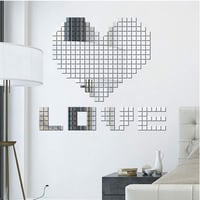 1300 bucăți mozaic oglindă autoadeziv LznYi 10x10 mm, decorațiuni DIY 5