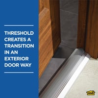 M-D Building Products 8003 32 Prag Deluxe Înalt cu Garnitură de Vinil – Bandă de Etanșare pentru Pragul Ușii 4