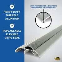 M-D Building Products 8003 32 Prag Deluxe Înalt cu Garnitură de Vinil – Bandă de Etanșare pentru Pragul Ușii 5