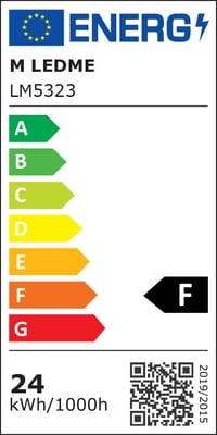 M Ledme LED stropna panel svjetiljka 60x30 cm 24W CCT — Na jednom kutu postoji udubljenje/oštećenje (stanje: vidi 2. sliku) 11
