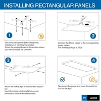 M Ledme LED stropna panel svjetiljka 60x30 cm 24W CCT — Na jednom kutu postoji udubljenje/oštećenje (stanje: vidi 2. sliku) 7
