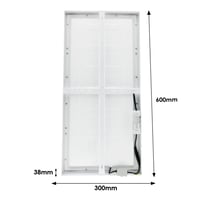 M Ledme LED stropna panel svjetiljka 60x30 cm 24W CCT — Na jednom kutu postoji udubljenje/oštećenje (stanje: vidi 2. sliku) 5