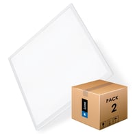 M Ledme LM5315 LED panel 60x60 cm 42W neutrálna biela 4500K 4200 lúmenov, vstavané stropné svietidlo do kancelárie, vrátane drivera, 2 ks 2