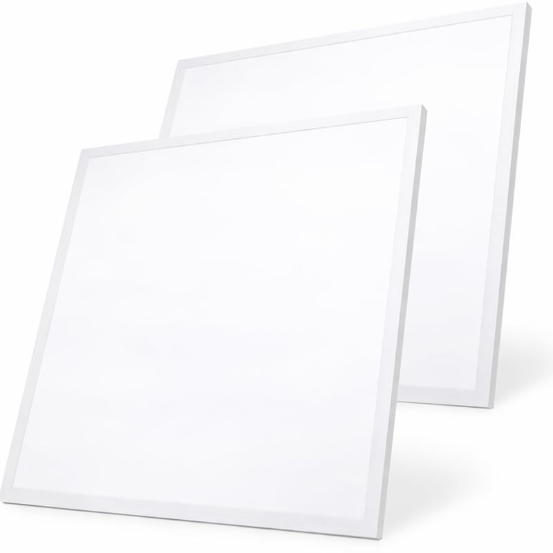 M Ledme LM5315 LED panel 60x60 cm 42W neutrálna biela 4500K 4200 lúmenov, vstavané stropné svietidlo do kancelárie, vrátane drivera, 2 ks