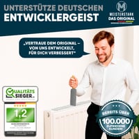 Meisterstark dugačka četka za čišćenje radijatora 115 cm - fleksibilna četka za radijatore s ključem za odzračivanje - smanjenje troškova grijanja 6