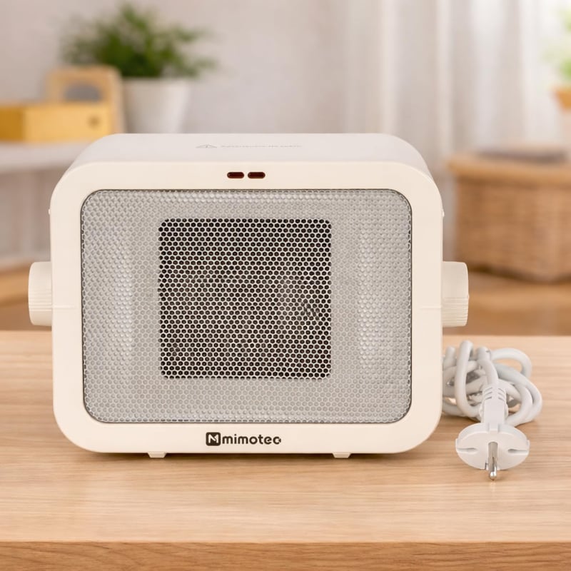 M Mimotec 1500W Kerámia Ventilátoros Fűtőgép 3 Fokozat Termosztát Csendes