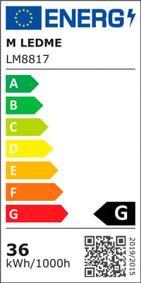 Stropný ventilátor M mimotec s bielym LED osvetlením 36W, diaľkovým ovládaním, úsporným 30W DC motorom, 6 rýchlosťami, tichou prevádzkou a 4 sklopnými lopatkami 9